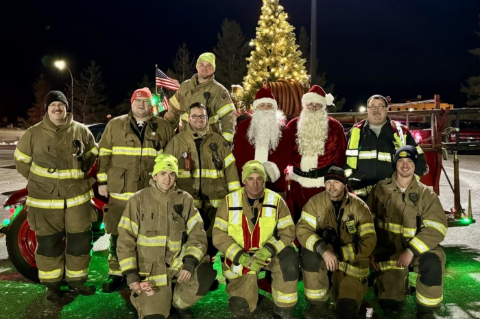 Santa visits Dispatch